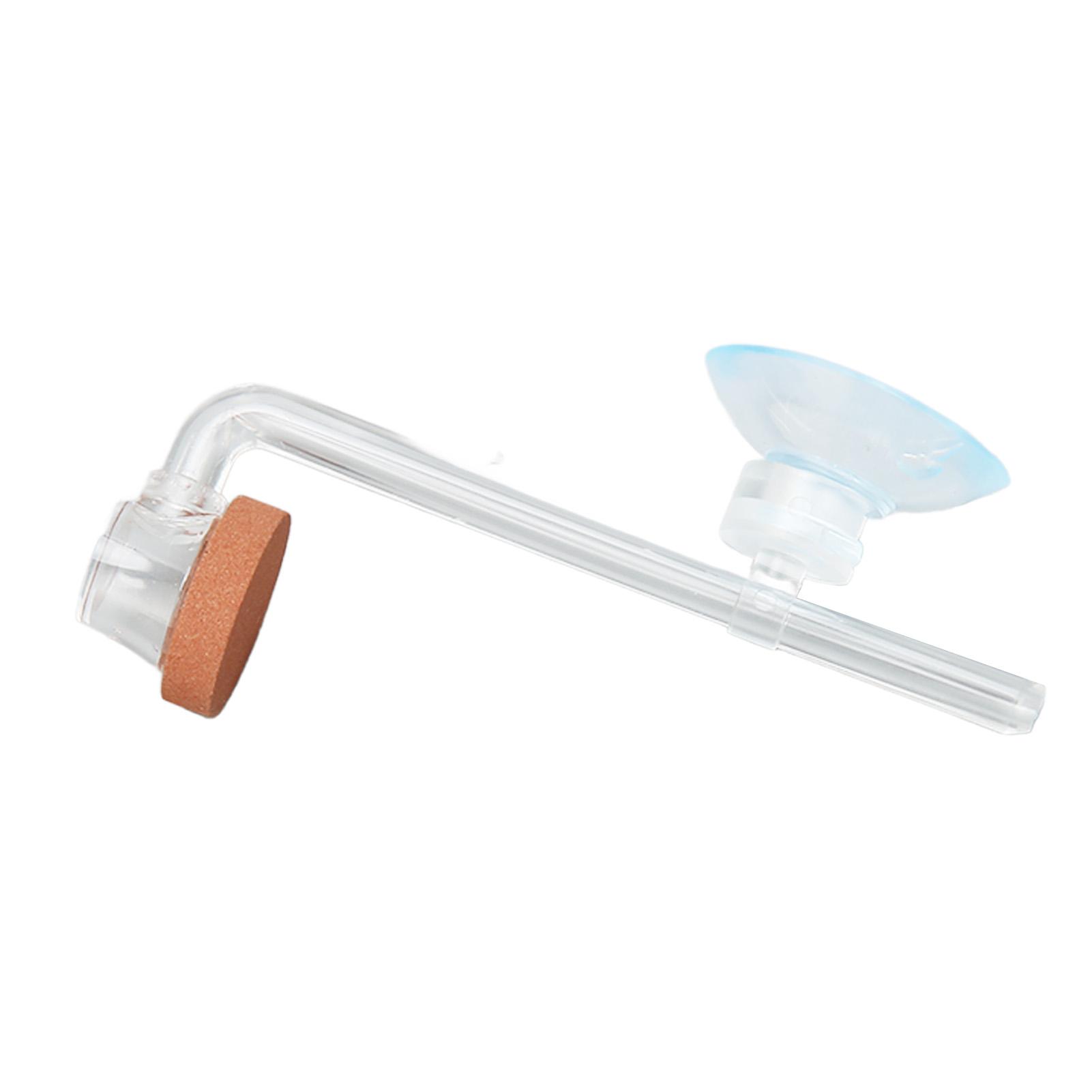 

Aquarium CO2 Diffuser Clear Acrylic Fine Mist Fish CO2 Refiner with Suction Cup for Planted