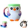 Penguin Ice Cream Pint Holder with Spoon Snack Drawer Reusable Ice Cream Containers Popsicle Holders Beer Can Cup Sleeve