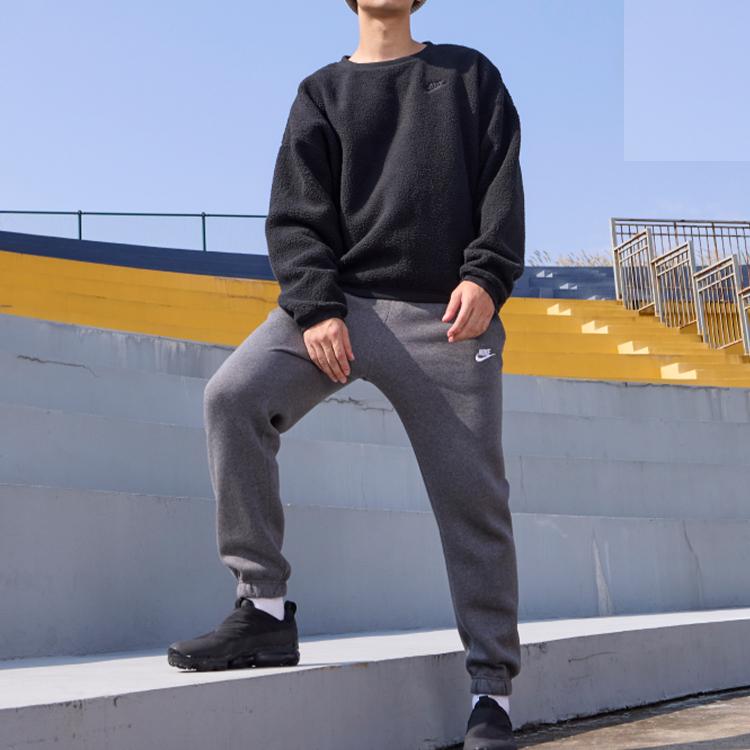 Nike Club Fleece Winterized Crew Black Men FB8379-010