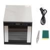 Food Dehydrator Hot Dryer 6 Trays Dryer Machine with Temperature Control for Jerky Fruit Meat Pet