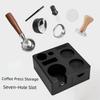 Square Design Espresso Portafilter Holder Coffee Tamper  Stand  Powder Distribution Tool