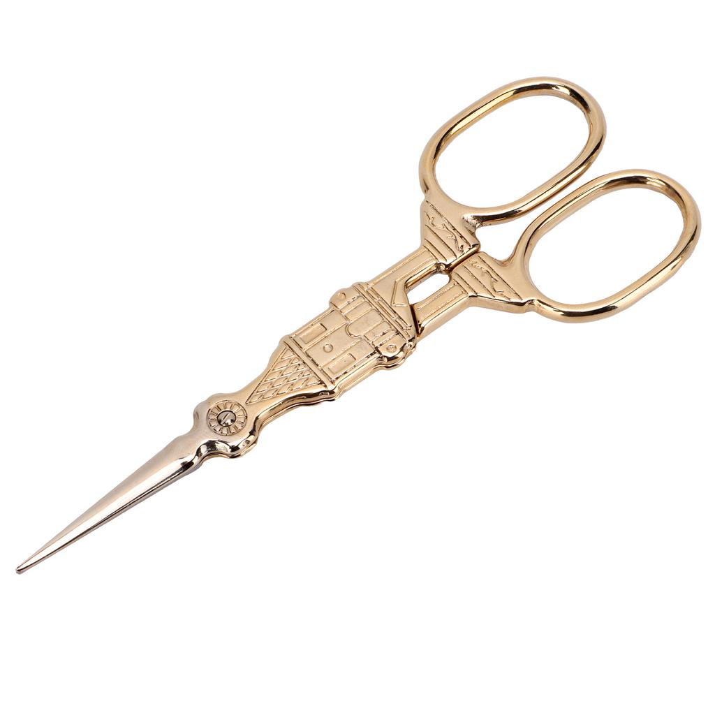 Vintage Scissors Stainless Steel Corrosion Resistant Sharper Blades Effort Saving Multifunction   Craft Scissors