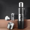 Large Capacity Stainless Steel Vacuum Insulated Water Bottle 316 Thermal Flask with Tea Infuser Leak Proof Portable Sports Bottle for Outdoor Travel