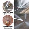 High-quality 1/4 Inch NPT Pipe Cleaner Sewage Spray Hose High Pressure Washer Sewer Drain Cleaning Hose Nozzle