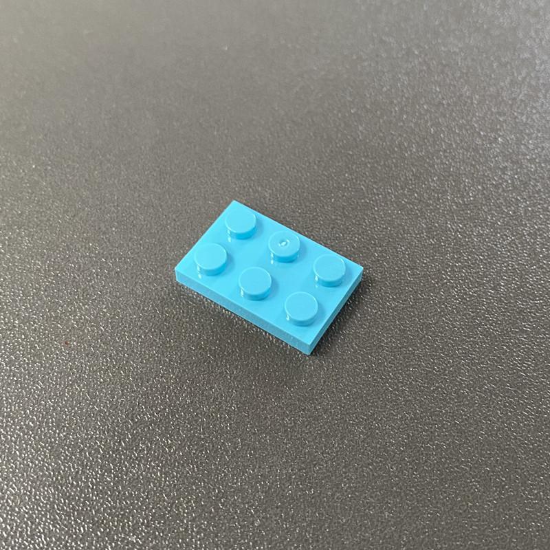 Small Particle Assembly Diy Building Block Bulk Accessories, Compatible Building Block 3021 Parts 2X3 Low Brick Board 6 Hole Sheet