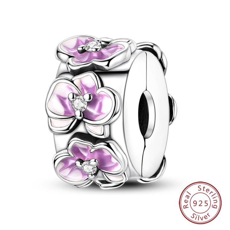 Copper Charms Beads Forever Love Heart Shaped Bow Family Charms Dangle For Bracelet Woman Diy Jewelry Gift