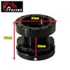 SC RACING Steering Boss Spacer, Adjustable 1.6 - 2.8 Inches (40 - 70 Mm), Black, Aluminum, Lightweight, Double Nut