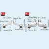 652F Easy installs Brass Shower Adapters Threaded Design Bathroom Faucet Connection Bathroom Fixture Reducers Adapters for Home
