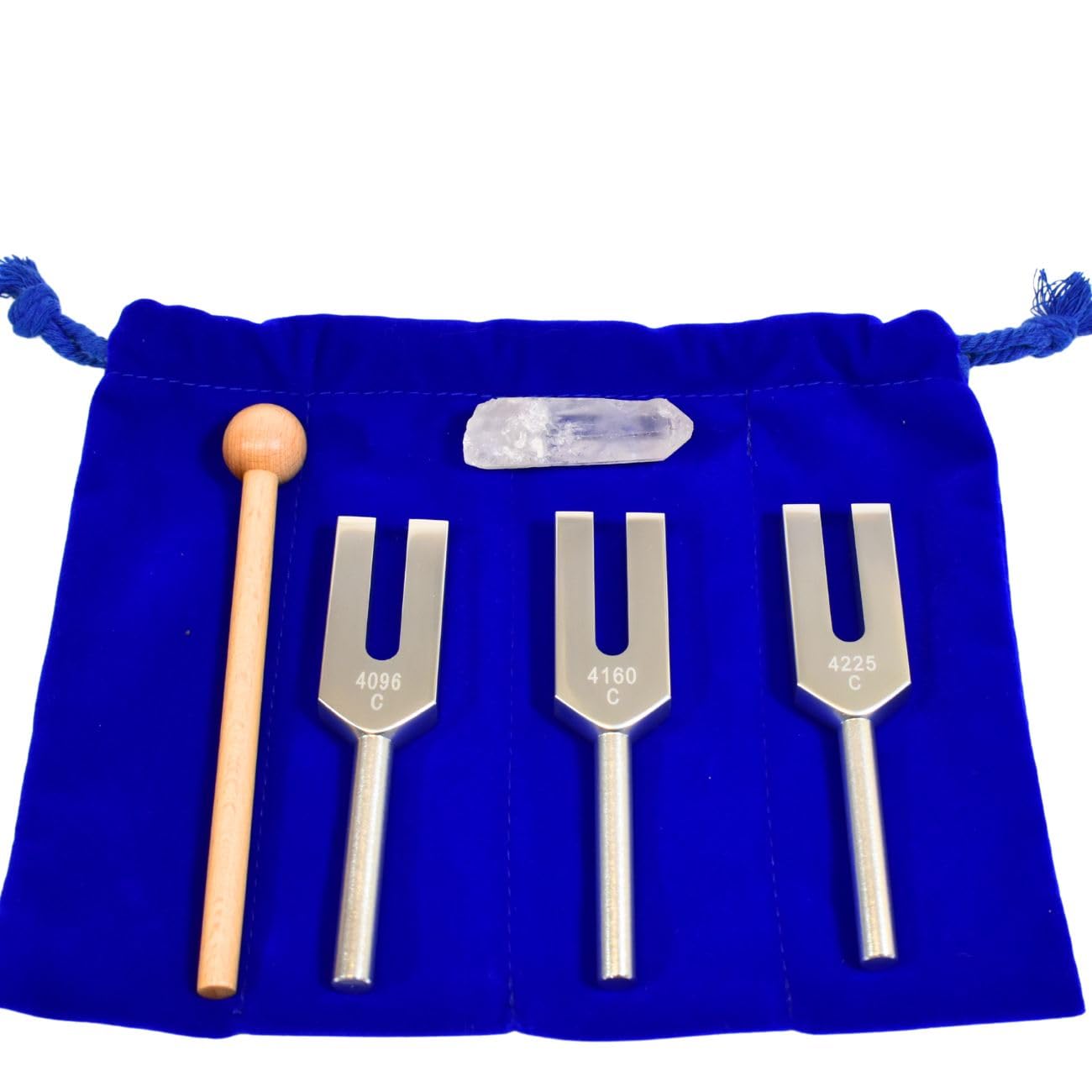 

of Angel tuner set of 3 4096Hz 4160Hz 4225Hz Crystal point wooden mallet included Purify your mind and space with angelic frequencies [Magic Sedona]