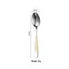 Star Diamond Stainless Steel Cutlery Set: High-end Steak Knife, Fork, Spoon, Tea Spoon, Tea Fork for Western Cuisine