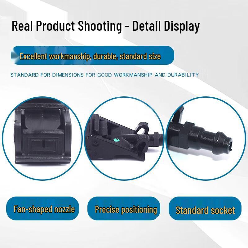 

Compatible Wiper Washer Nozzle for VW Passat B5, Lingyu, Bora, Golf 4 Original Nozzle 1pc (+Tube +Lever)