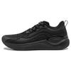 Li Ning Cushioning Slip Resistant Abrasion Resistant Breathable Low Top Running Shoes Men's Black ARST041-1