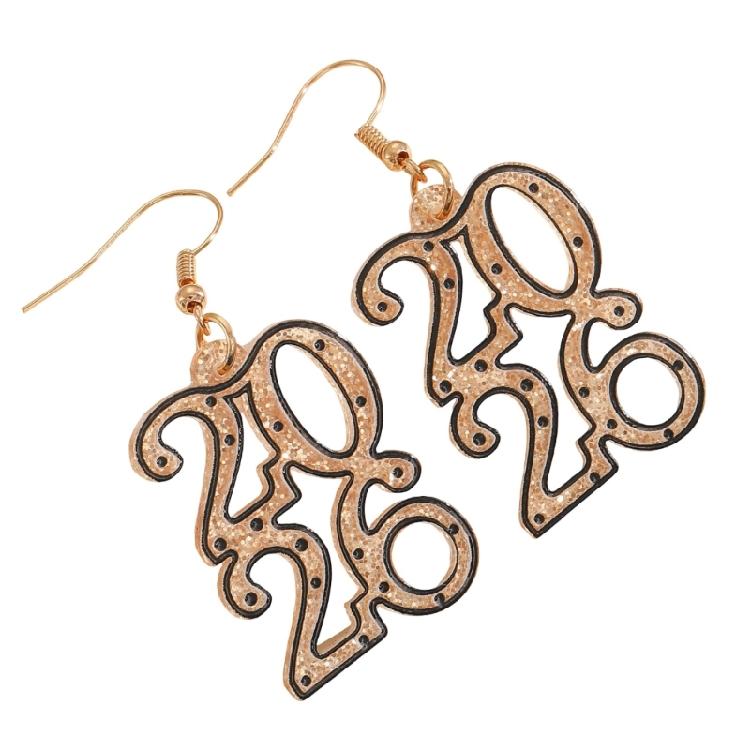 2026 Theme Acrylic Earrings Smooth Surfaces Unique Accessory Casual Formal Earrings Suitable for Fashion Women Present