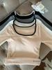 Korean Autumn/Winter Square Collar Long-Sleeve Velvet T-Shirt with Chest Pads for Women - Slim, Versatile, Warm Bottoming Top