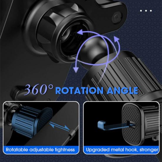 Universal Hook Car Holder Mount Stand Bracket Air Vent Mobile Phone Clip Cradle