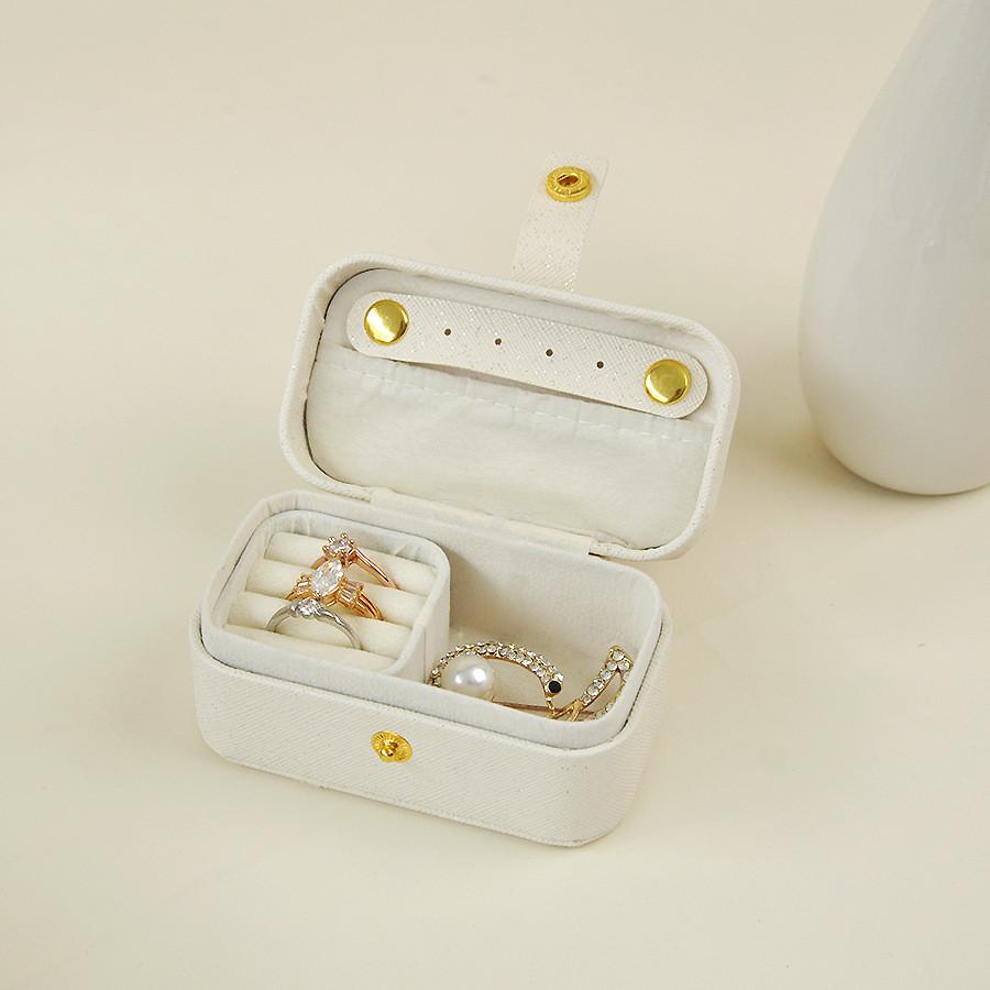 Jewelry Storage Box With Abs Material For Travel And Gift Use