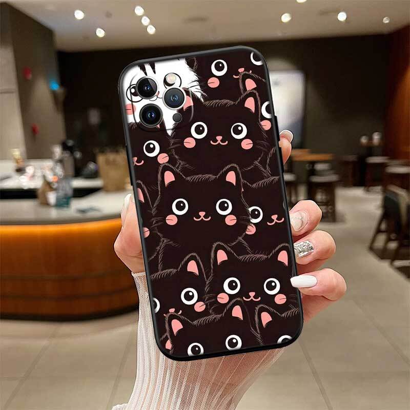 Cat Kitten Meow Case for Samsung Note 20 10 S25 Plus Ultra Lite FE M20 M21 M30 M31 M51 A11 A26 A51 A52 A53 A56 A70 A71 A72 A73