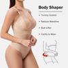 Body Intimo Modellante a Tanga con Controllo Pancia e Sollevamento Glutei da Donna con Imbottiture in Pizzo Rimovibili