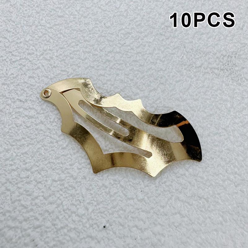 10Pcs Halloween Bat Hairpins Set Multi-Color Cute Accessories For Women Girls Party Hair Styling Essentials Ideal Gift