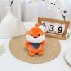 Dressed Cartoon Stuffed Doll Fluffy Plush Hanging Doll Amusing Plush Keychain  Bag Ornament