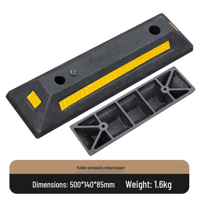 Anti-Collision Rubber Wheel Stopper for Underground Garage