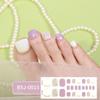 Gel Toenail Stickers Gel Manicure Stickers 3D Phototherapy Nails Semi-cured Toenail Stickers