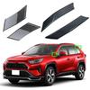 Für Toyota RAV4 RAV 4 2019-2021 Auto-A/C-Türsäulenpfosten Schutzabdeckung Zieraufkleber Carbonfaser-Stil Styling-Zubehör
