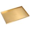 Modern Metal Gold Plate Rectangle Storage Tray Cosmetic Jewelry Display Stainless Steel Tray