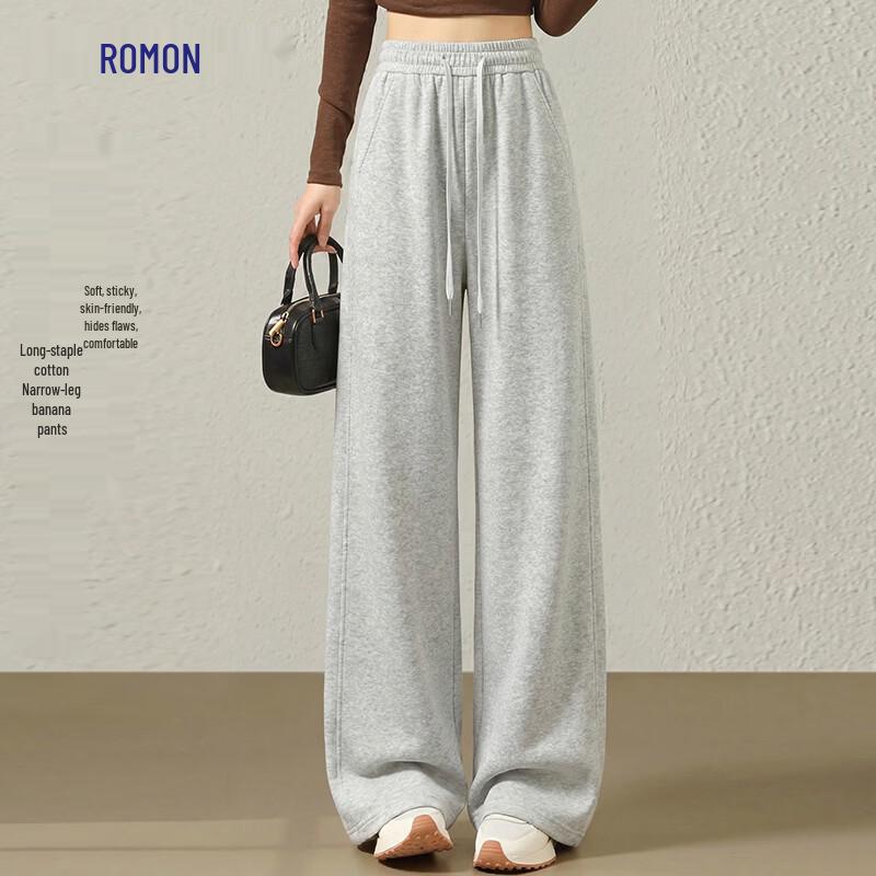 

Romon Women s High-Waist Loose Fit Casual Pants 3XL