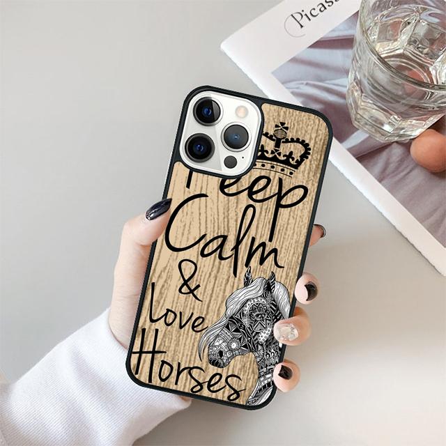 horses Running Phone Case Cover For iPhone 17 Air 15 16e 14 13 11 12 Pro Max Max Plus Back Coque shell