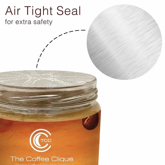 The Coffee Clique Creamy Caramel Flavoured Coffee Paste - 250g | Instant, Rich & Creamy Paste, No Preservatives & Sugar Needed