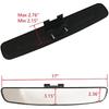 17" Vision Panoramic Rear View Mirror Day/Night Wide Angle Convex for Universal Car Truck SUV