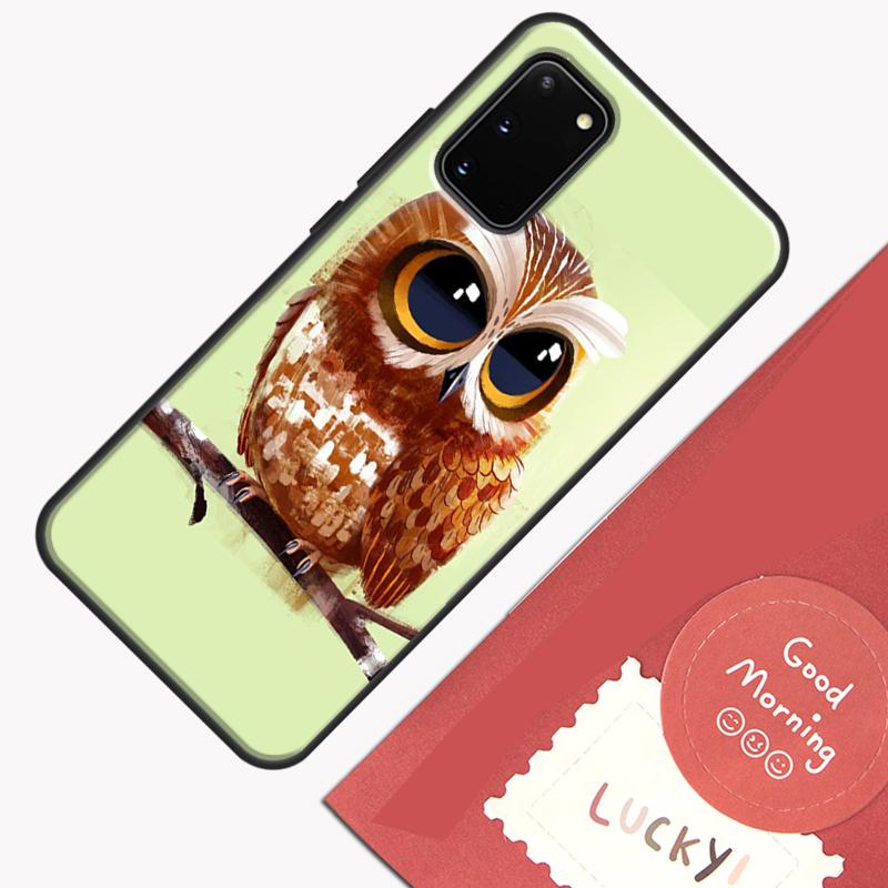 Süße Eule Cartoon Handyhülle Für Samsung Galaxy S23 S26 Ultra S20 S21 S22 S24 S25 Plus S10 S25 FE Hülle Schale