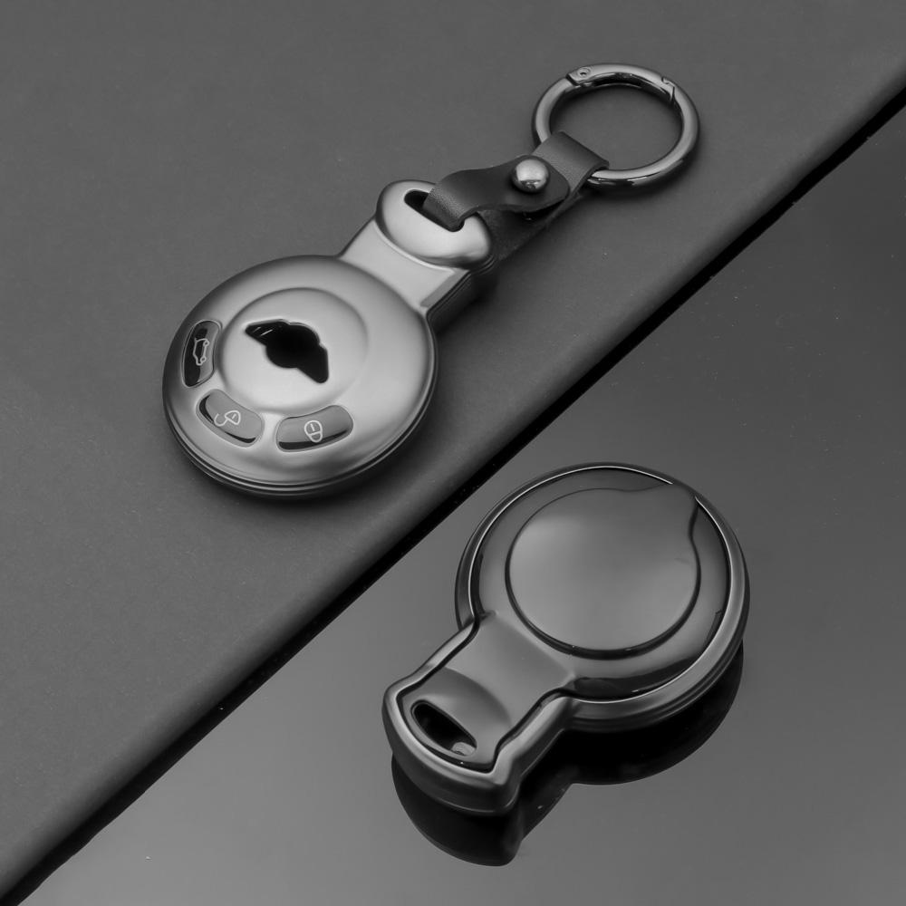 

Grey Tpu Car Smart Key Case Cover Shell For Bmw Mini Cooper Clubman Countryman Paceman Roadster R56 R57 Cas3 Key Protect Shell