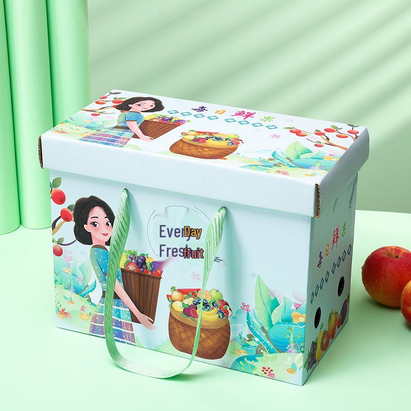 Mid-Autumn Mixed Fruit Gift Box - Universal, Empty, Reusable Packaging
