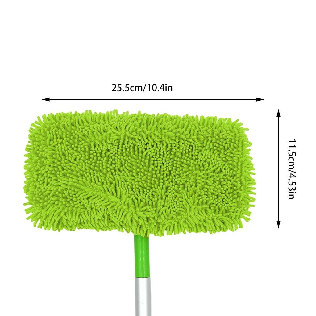 1 Stuk Microvezel Dweildoek, Schuurgedeelte, Huishoudelijke Badkamerreiniging, Swiffer Platte Dweilen, Herbruikbaar, Geschikt voor 25x11,5cm Dweil