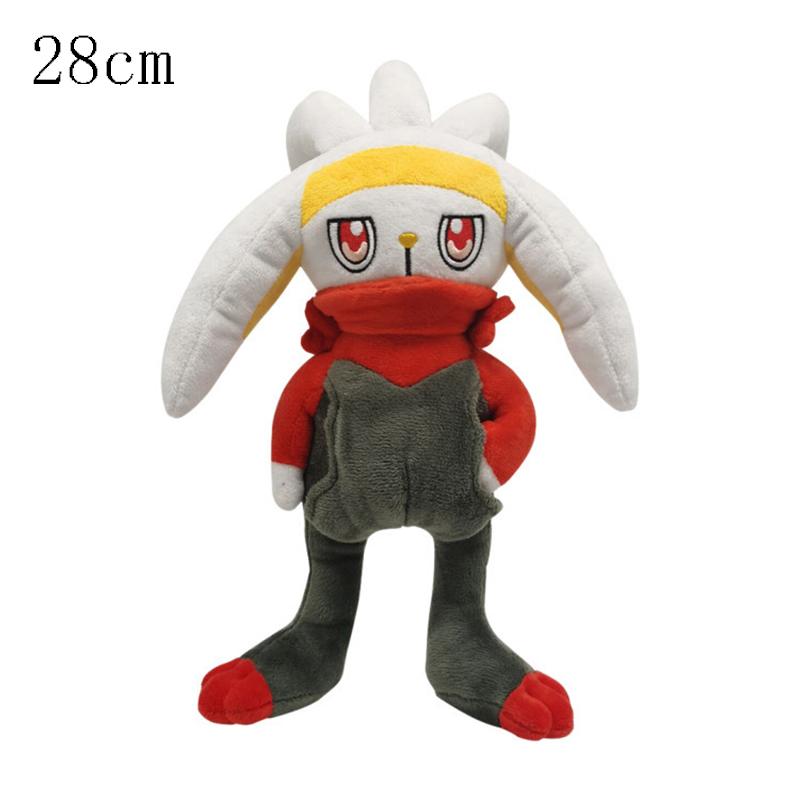 Scorbunny Sobble Grookey Plush Dynamax Eevee Rillaboom Cinderace Sword&Shield Stuffed Doll Kawaii Anime Toys Kid Gifts