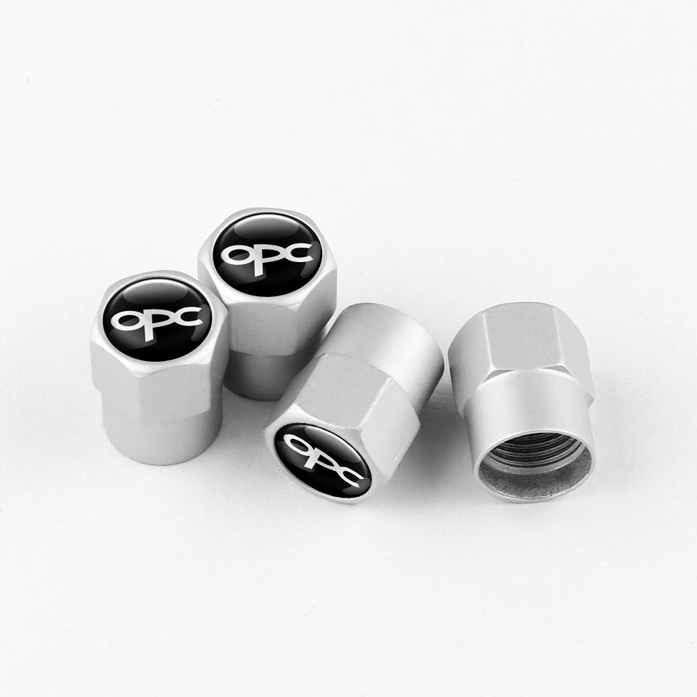 HYCQ9 4pcs 3D Metal Wheel Tire Valve Stem Caps Cover Accessories For Opel Mokka Corsa Meriva Zafira Astra J H G Vectra Antara