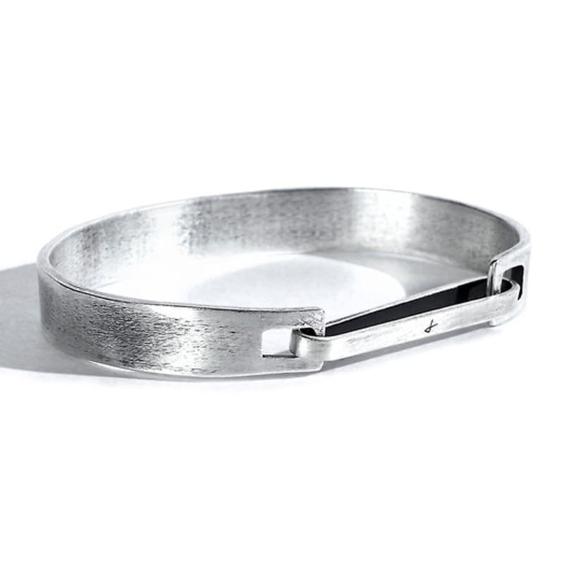 SEWNSWEN SEWN SWEN SILVER CLIP BANGLE