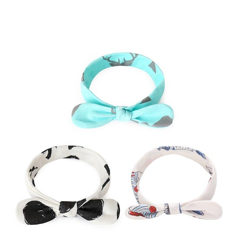 3 Stück Baby Stirnband Mädchen Haarschmuck Floral Schleife Baby Haarband Baumwolle Flamingo Säuglings Kopfbedeckung Kinder Mädchen Stirnbänder
