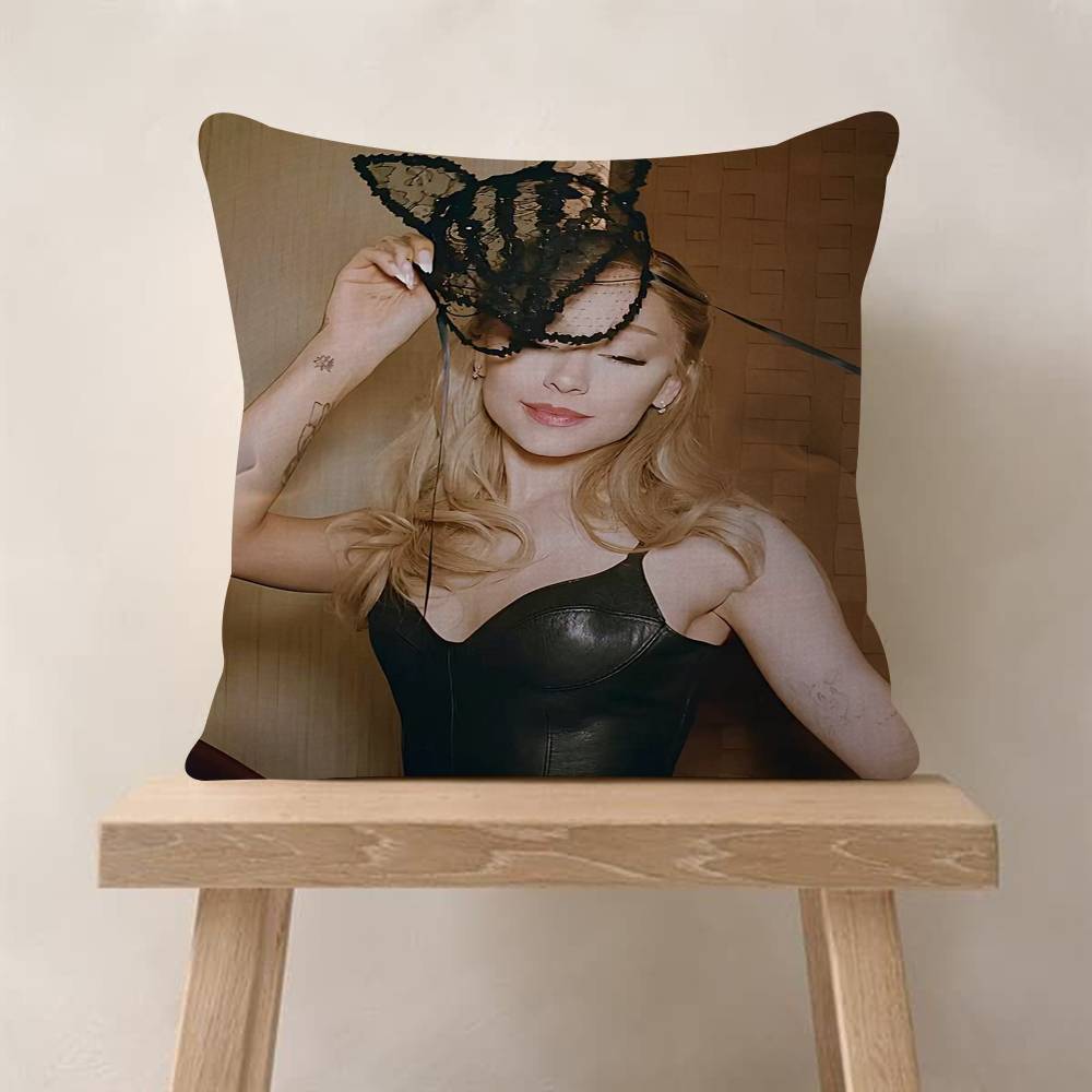 AAriana Hot Singer Grande Cushion Cover Car Throw Pillow Case For Sofa Car Christmas Gift