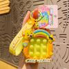 Cartoon Heart Bear Squeeze Toy Keychain - Cute Stress Relief Gift for Couples