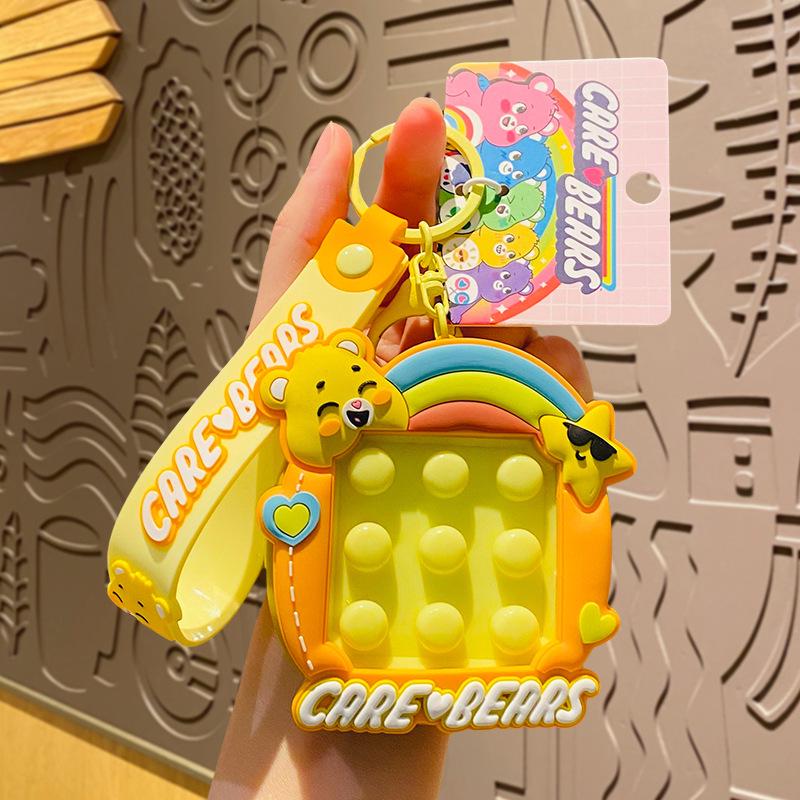 

Cute Care Bear Decompression Squeeze Toy Keychain: Fun Couple s Gift