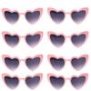 Bachelorette Party Sunglasses Bride To Be Bridesmaid Gift Wedding Bridal Shower Decor Black White Square Heart Shaped Glasses