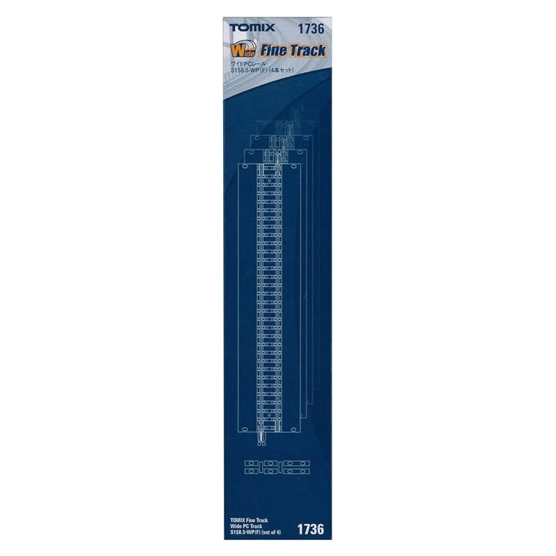 

TOMIX N gauge Wide PC rail S158.5-WP F set of 4 1736 model train supplies