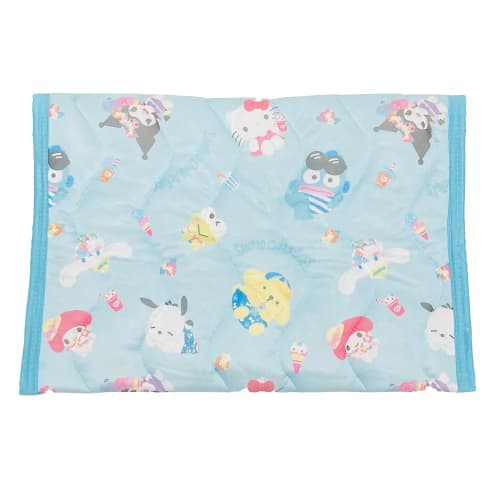 MORIPiLO Sanrio Cooling Pillow Cover with Cinnamoroll and Hangyodon (Cooling, Washable Cooling Pillow Pad for Summer) 43x63cm, Suitable for Parents an