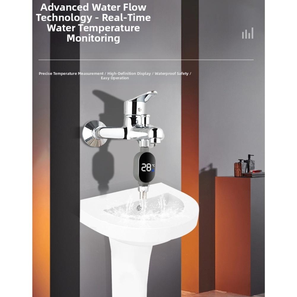 Shower Temp Gauge Water Temp Meter Shower Thermometer Real-time Readings