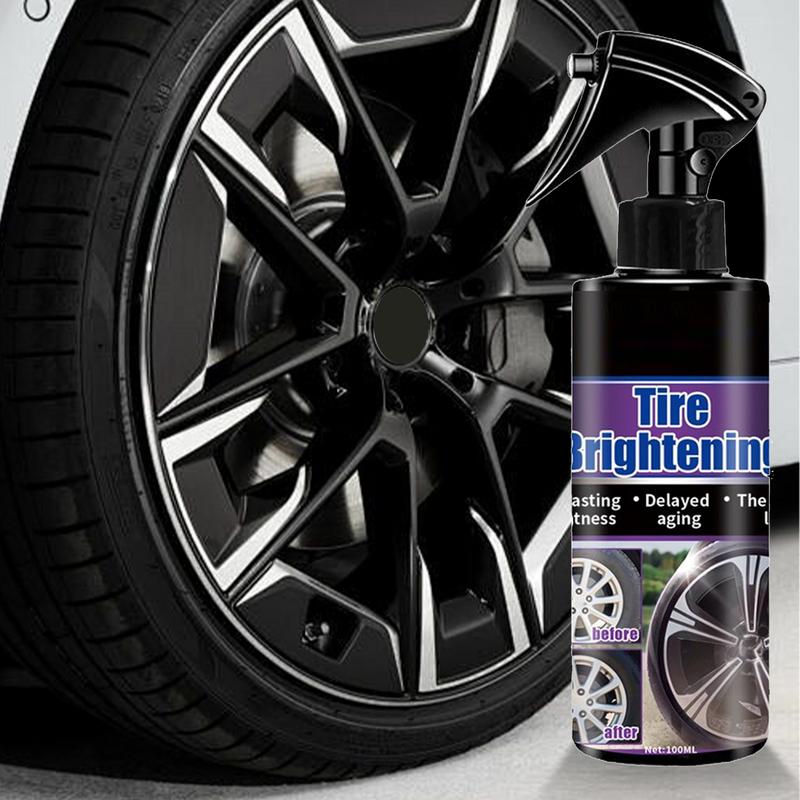 Long-Lasting Vehicle Tire Brightener 100ml Car Coating Agent Auto Scratch Remover Coating Agent Detailing Car Products