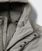 Musinsa Standard Minimal Hooded Down Short Padded Jacket [Grayish Beige]