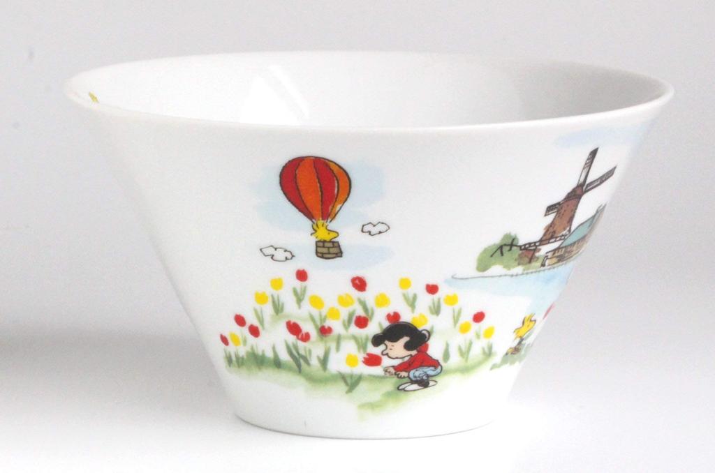 PEANUTS Snoopy World Travel 700ml Multi-Bowl, Holland, White,